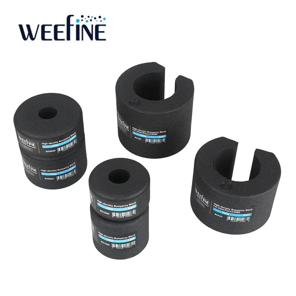 Weefine High-Density Buoyancy Block Underwater Camera Ultra Light Buoyancy Float Kit for Scuba Diving Underwater Photography