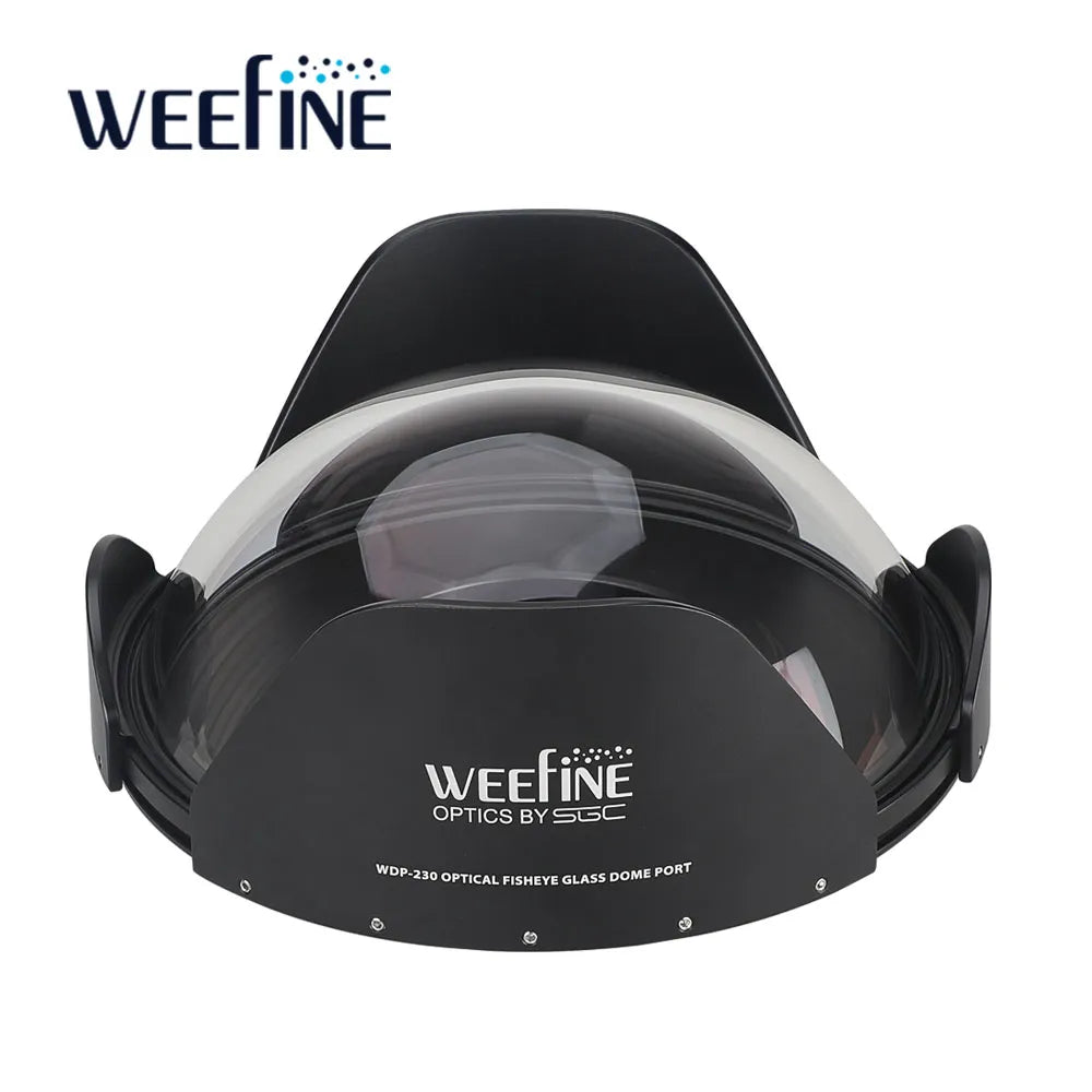 Weefine WDP230 230mm Optical Fisheye Glass Dome Port Scuba Diving Underwater Photography