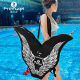 Foldable Freediving Mermaid Tail Bag Mermaid Monofins Backpack Mahina Mermaid Flipper Carrying Bag