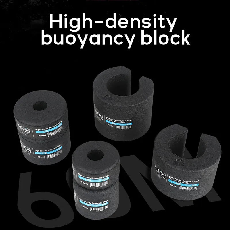 Weefine High-Density Buoyancy Block Underwater Camera Ultra Light Buoyancy Float Kit for Scuba Diving Underwater Photography
