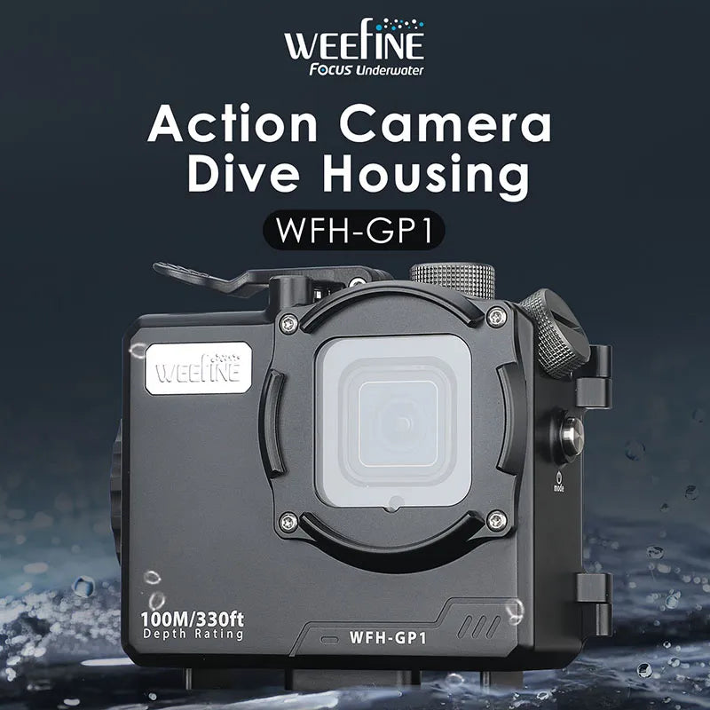 Weefine WFH-GP1 Action Camera Dive Housing GoPro DJI Waterproof Case  Scuba Diving Freediving Underwater Videography