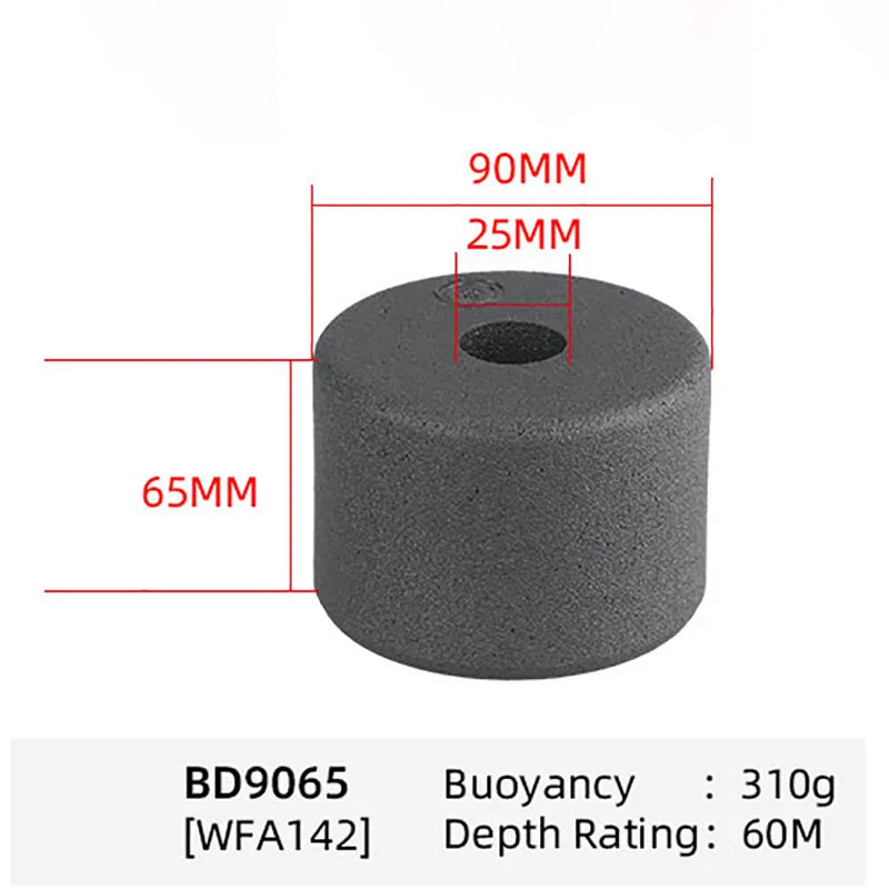 Weefine High-Density Buoyancy Block Underwater Camera Ultra Light Buoyancy Float Kit for Scuba Diving Underwater Photography