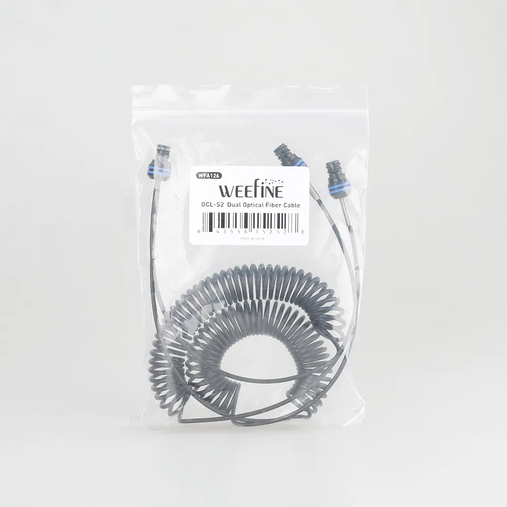 Weefine WFA126 Dual Optical Fiber Cable for Smart Housing Underwater Photography Accessories
