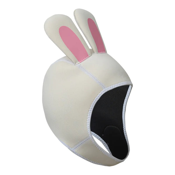 3mm White Rabbit Wetsuit Hood Cartoon Bunny Scuba Diving Hood | HYDRONE ...