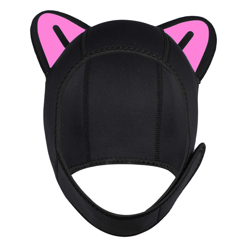 3mm Cartoon Cat Wetsuit Hood Kitty Scuba Diving Hood Surfing | HYDRONE