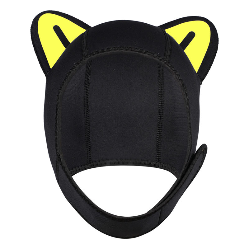 3mm Cartoon Cat Wetsuit Hood Kitty Scuba Diving Hood Surfing | HYDRONE