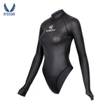 T-Back Spring Suit Women‘s Freediving Wetsuit 2mm Neoprene Long Sleeve Open-Back Bikini Bodysuit | SaveOcean