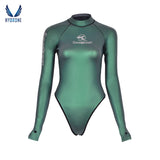 T-Back Spring Suit Women‘s Freediving Wetsuit 2mm Neoprene Long Sleeve Open-Back Bikini Bodysuit | SaveOcean