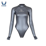 T-Back Spring Suit Women‘s Freediving Wetsuit 2mm Neoprene Long Sleeve Open-Back Bikini Bodysuit | SaveOcean