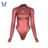 T-Back Spring Suit Women‘s Freediving Wetsuit 2mm Neoprene Long Sleeve Open-Back Bikini Bodysuit | SaveOcean