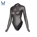 T-Back Spring Suit Women‘s Freediving Wetsuit 2mm Neoprene Long Sleeve Open-Back Bikini Bodysuit | SaveOcean