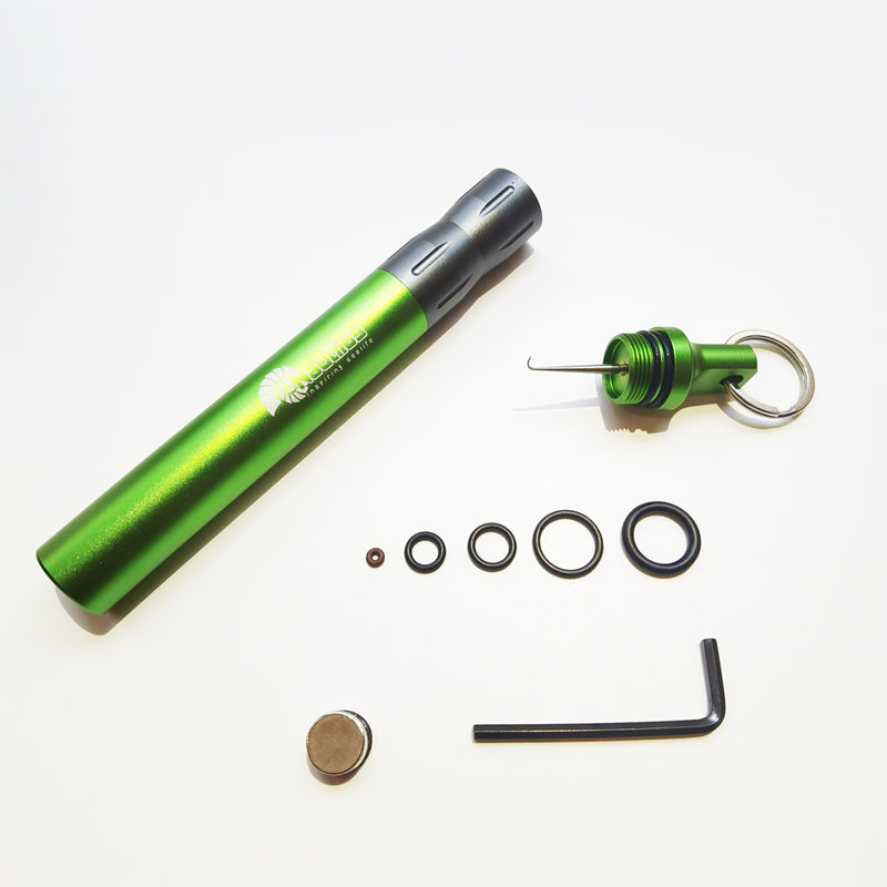 Scuba Diving Shaker with Detachable Magnet & O Rings Kits 5 Sizes Storage