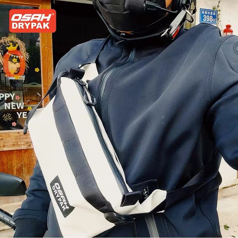 OSAH DRYPAK Waterproof Side Bag 2L Zipper Closure Waist Bag