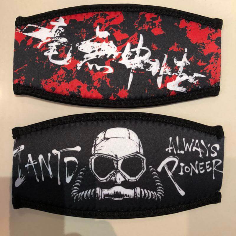 Dive mask strap