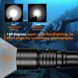 ORCATORCH D530V 1200-Lumen Scuba Diving Video Light 140 Degrees Super Wide Beam Angle Underwater Photography Light