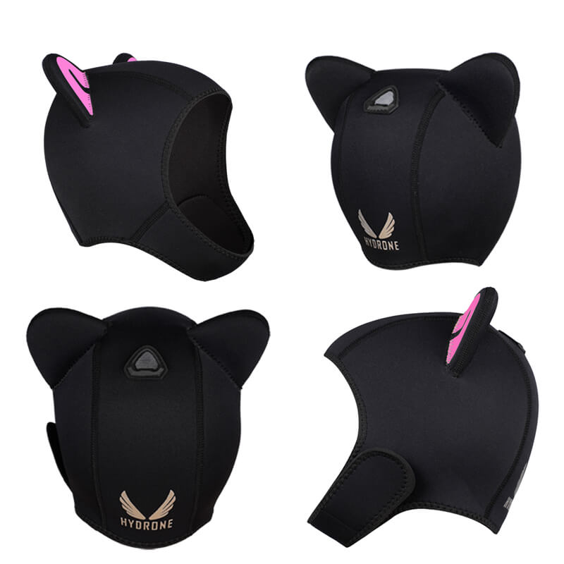 3mm Cartoon Cat Wetsuit Hood Kitty Scuba Diving Hood Surfing | HYDRONE