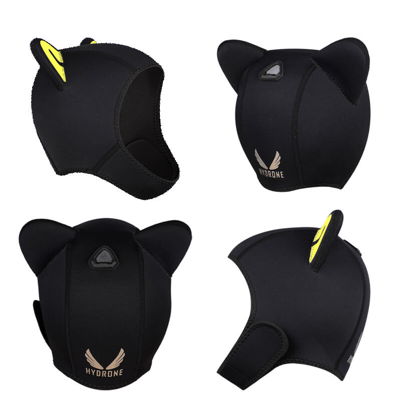 3mm Cartoon Cat Wetsuit Hood Kitty Scuba Diving Hood Surfing | HYDRONE