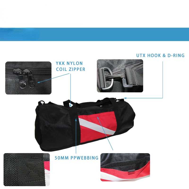 Scuba Diving Equipment Mesh Duffel Bag Huge Volume Gear Mesh Duffel Bag