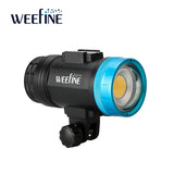 Weefine WF099 Solar Flare 7000-Lumen Wide Angle Video Light Underwater Photography Flashlight