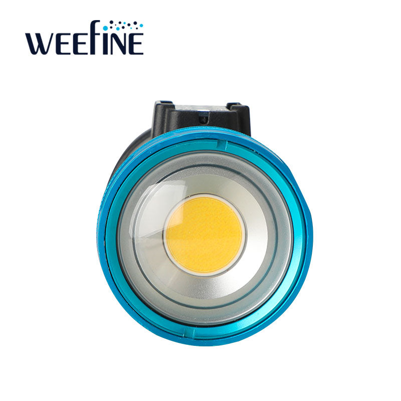 Weefine WF099 Solar Flare 7000-Lumen Wide Angle Video Light Underwater Photography Flashlight