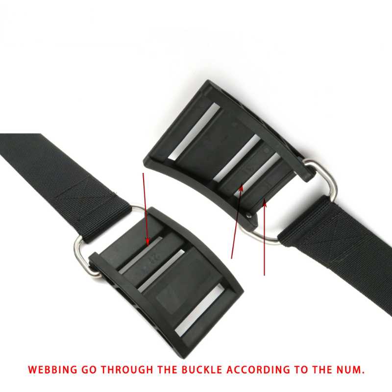 Heavy Duty Scuba Tech Diving Tank Band/Cam Strap with Buckle for 6L Tank