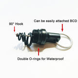 Scuba Diving Shaker with Detachable Magnet & O Rings Kits 5 Sizes Storage
