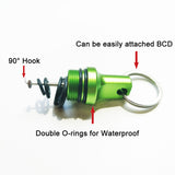 Scuba Diving Shaker with Detachable Magnet & O Rings Kits 5 Sizes Storage