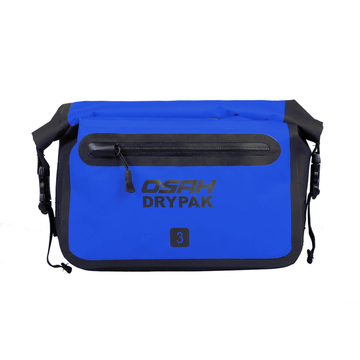 OSAH Waterproof Outdoor Waist Bag 3L Dry Water Resistant Heavy Duty Roll-Top Closure Cushioned Padded Panel Diving Surf Foating