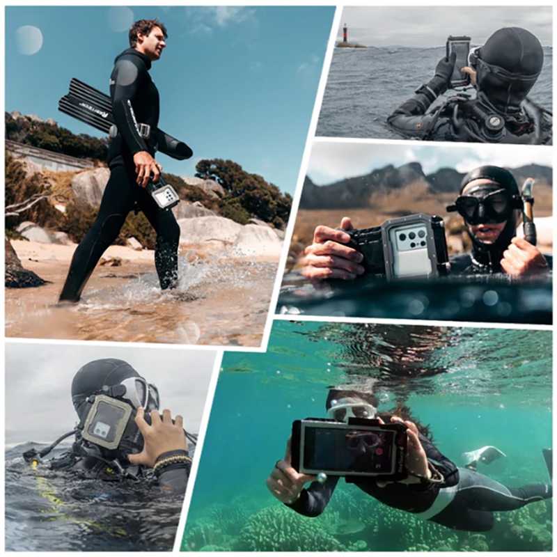 SeaTouch 4 Max Waterproof Phone Housing Underwater Smartphones Case