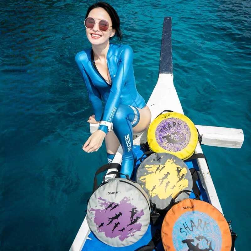 SEAPLAY Waterproof Airtight Regulator Bag Round Shape Floating Bag SEAPLAY