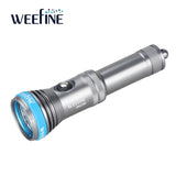 Weefine WF109 SN2200 Dive Torch Waterproof Scuba Diving Flashlight 2200-Lumens Underwater Search Lamp Night Dive Light