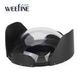 Weefine WDP230 230mm Optical Fisheye Glass Dome Port Scuba Diving Underwater Photography