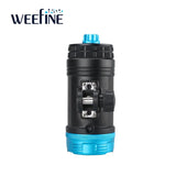 Weefine WF106 Smart Focus 5000 V2 Video Light with LED Flash Function for Scuba Diving Underwater Photography