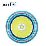 Weefine WF109 SN2200 Dive Torch Waterproof Scuba Diving Flashlight 2200-Lumens Underwater Search Lamp Night Dive Light