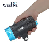 Weefine WF106 Smart Focus 5000 V2 Video Light with LED Flash Function for Scuba Diving Underwater Photography