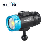 Weefine WF106 Smart Focus 5000 V2 Video Light with LED Flash Function for Scuba Diving Underwater Photography