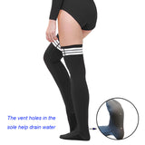 2mm Neoprene Women's Over Knee Thigh High Socks Diving Stocking Dive Long Socks | Hydrone