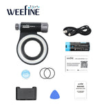 Weefine WF104 Ring Light 3000 Pro Video Light Waterproof Scuba Diving Underwater Photography Videography