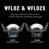 Weefine WFL02X Fisheye Ultra Wide Angle Lens M52 24mm Underwater Photography