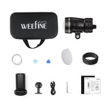 Weefine WFS09 Ring Strobe & 3000-Lumen Video Light Scuba Diving Waterproof Flash Underwater Photography Video Lamp
