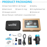 Weefine WF106 Smart Focus 5000 V2 Video Light with LED Flash Function for Scuba Diving Underwater Photography