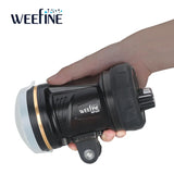 Weefine WFS09 Ring Strobe & 3000-Lumen Video Light Scuba Diving Waterproof Flash Underwater Photography Video Lamp