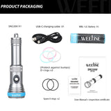 Weefine WF109 SN2200 Dive Torch Waterproof Scuba Diving Flashlight 2200-Lumens Underwater Search Lamp Night Dive Light