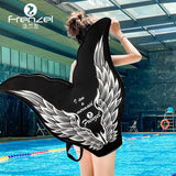 Foldable Freediving Mermaid Tail Bag Mermaid Monofins Backpack Mahina Mermaid Flipper Carrying Bag