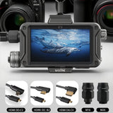 Weefine WED-5 Pro Underwater Monitor 5.5" Screen HDMI Support Underwater Photography Scuba Diving Waterproof Monitor