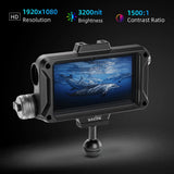 Weefine WED-5 Pro Underwater Monitor 5.5" Screen HDMI Support Underwater Photography Scuba Diving Waterproof Monitor