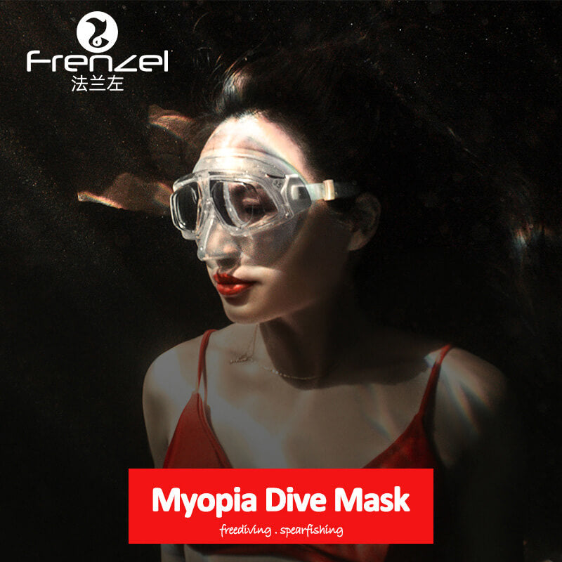 fluid goggles freediving Nearsighted Diving Mask Anti-Fog Dive Goggles with Myopia Lens for Shortsighted Adult Youth Freediving – HYDRONE DIVING