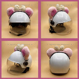 Cartoon Helmet Accessories Cute Helmet Ears Horns Decoration for Kids and Adults Snowboarding, Skiing, Biking, Cycling, Skating