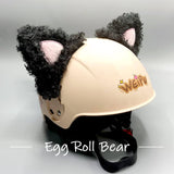 Cartoon Helmet Accessories Cute Helmet Ears Horns Decoration for Kids and Adults Snowboarding, Skiing, Biking, Cycling, Skating