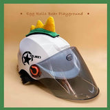 Cartoon Helmet Accessories Cute Helmet Ears Horns Decoration for Kids and Adults Snowboarding, Skiing, Biking, Cycling, Skating